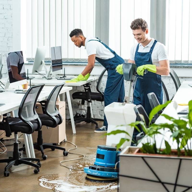 Cleans professional cleaning team at work in Portlaoise
